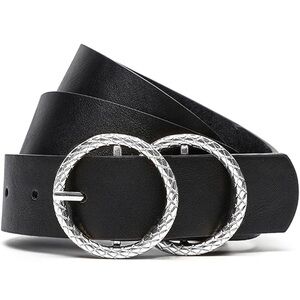 Brand new! Black faux leather belt